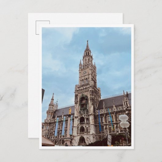 München, Deutschland - farbiges Europa Postkarte (Vorne/Hinten)
