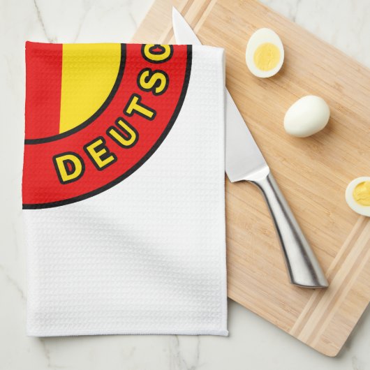 München Deutschland Geschirrtuch (Viertel Falte)