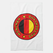 München Deutschland Geschirrtuch (Vertikal)
