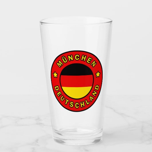 München Deutschland Glas (Vorderseite)
