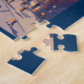 München Deutschland Illustration Reise Kunst Vinta Puzzle (Seite)