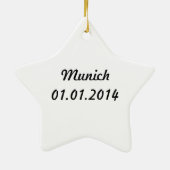 München, Deutschland Keramik Ornament (Hinten)