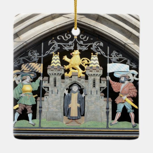 München, Deutschland Keramikornament (Rückseite)