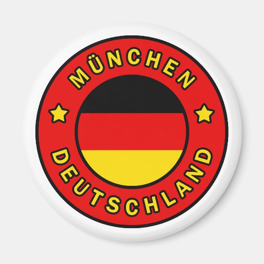 München Deutschland Magnet (Vorne)
