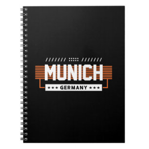 München Deutschland Moderne Typografie Grafikdesig Notizblock