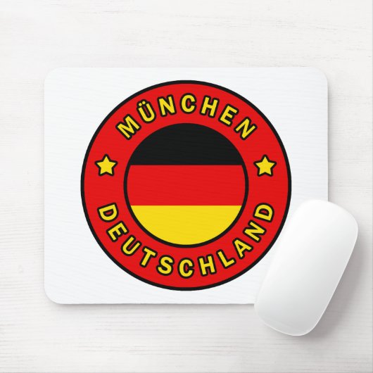 München Deutschland Mousepad (Mit Mouse)