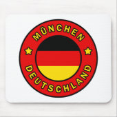 München Deutschland Mousepad (Vorne)