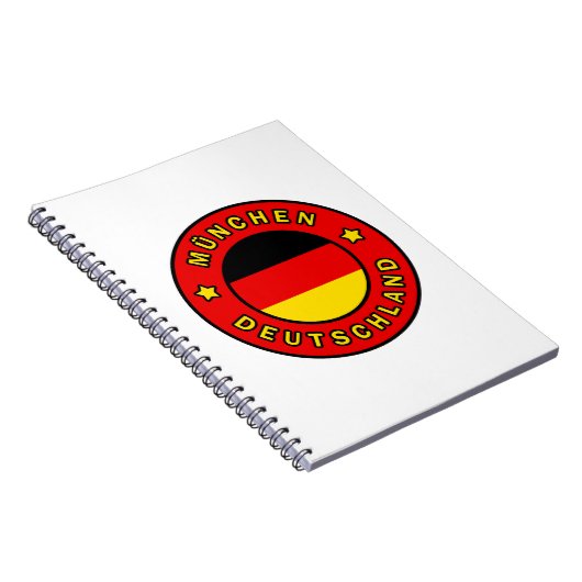 München Deutschland Notizblock (Rechte Seite)