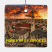 München Deutschland Panoramaausstellung Keramikornament (Rückseite)