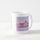 München Deutschland Pastell Travel Design Kaffeetasse (VorderseiteRechts)