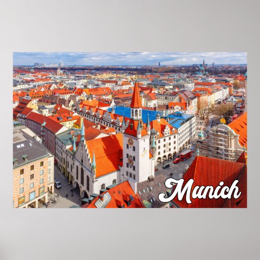 München, Deutschland Poster (Vorne)