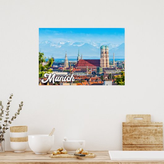 München, Deutschland Poster (Küche)