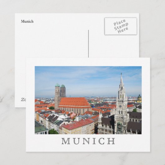 München, Deutschland Postkarte (Vorne/Hinten)