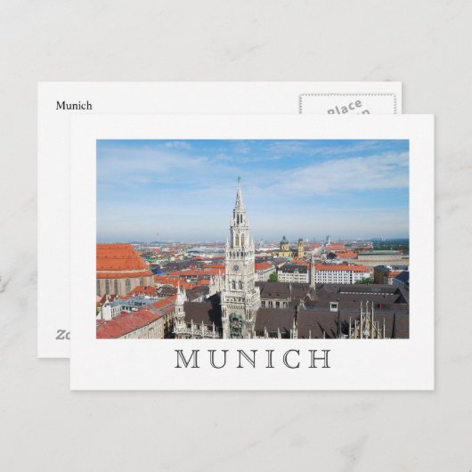München, Deutschland Postkarte (Vorne/Hinten)