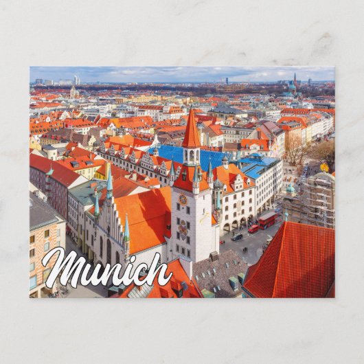 München, Deutschland Postkarte (Vorderseite)