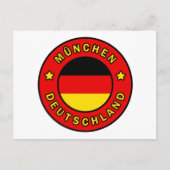 München Deutschland Postkarte (Vorderseite)