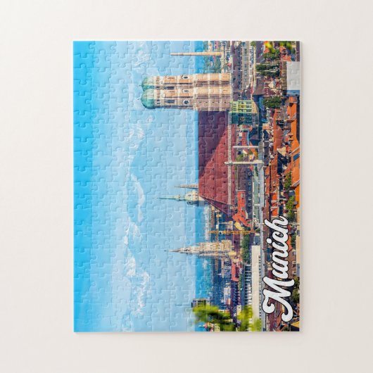 München, Deutschland Puzzle (Vertikal)
