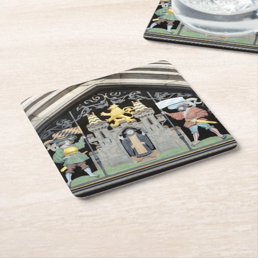 München, Deutschland Rechteckiger Pappuntersetzer (angewinkelt)