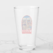 München Deutschland Reise Kunst Emblem Glas (Rückseite)