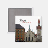 München Deutschland Reisen Souvenir Magnet (Vorderseite/Rückseite)