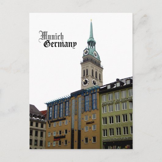 München Deutschland Reisen Souvenir Postkarte (Vorderseite)