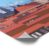 München Deutschland Reiseplakatstadt Poster (Ecke)