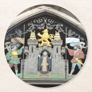 München, Deutschland Runder Pappuntersetzer