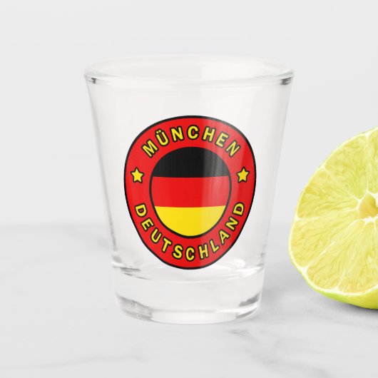 München Deutschland Schnapsglas (Vorderseite)