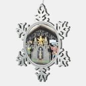 München, Deutschland Schneeflocken Zinn-Ornament (Rechts)