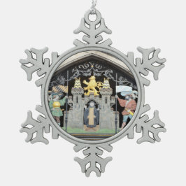 München, Deutschland Schneeflocken Zinn-Ornament