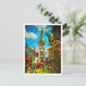 München Deutschland Schöne Öllandschaft Postkarte (Stehend Vorderseite)