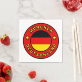 München Deutschland Serviette (Beispiel)