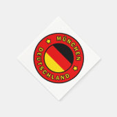 München Deutschland Serviette (Ecke)