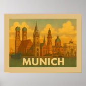 München Deutschland Stadt Kunst Poster (Vorne)