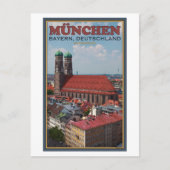 München-Frauenkirche (Portrait) Postkarte (Vorderseite)
