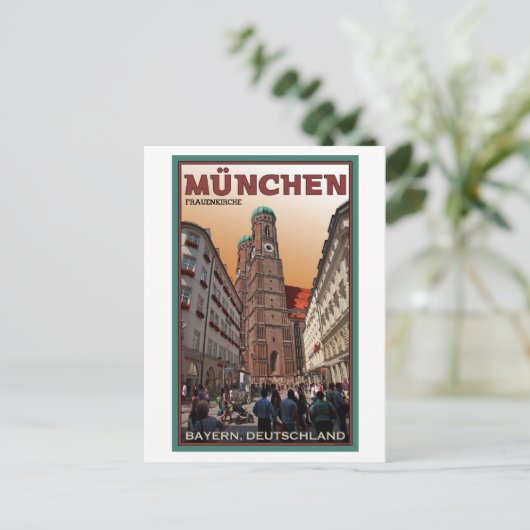 München - Frauenkirche Postkarte (Stehend Vorderseite)