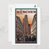 München - Frauenkirche Postkarte (Vorne/Hinten)