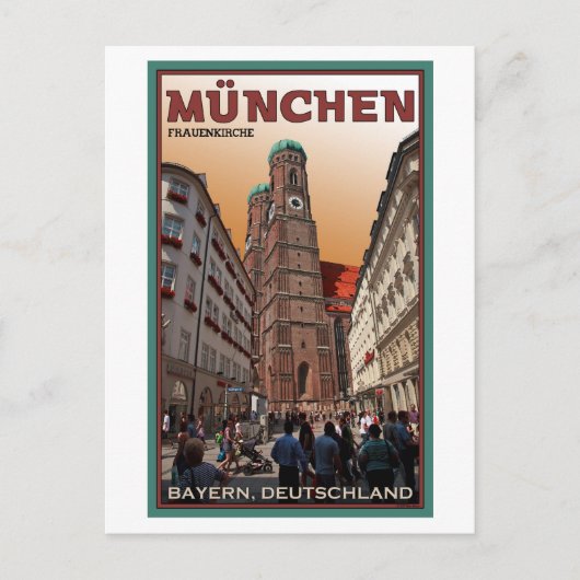 München - Frauenkirche Postkarte (Vorderseite)
