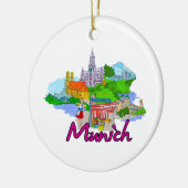 München - Germany.png Keramik Ornament (Links)