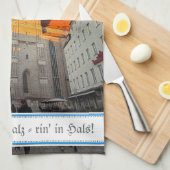 München geschirrtuch (Viertel Falte)