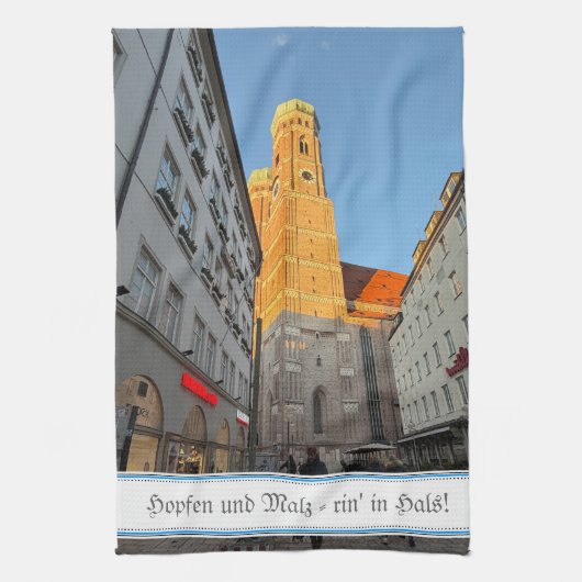 München geschirrtuch (Vertikal)