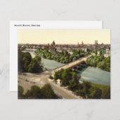 München I, Bayern, Deutschland Postkarte (Vorne/Hinten)