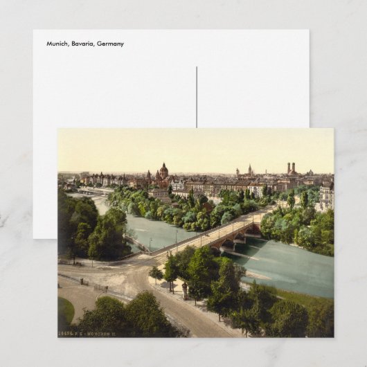München I, Bayern, Deutschland Postkarte (Vorne/Hinten)
