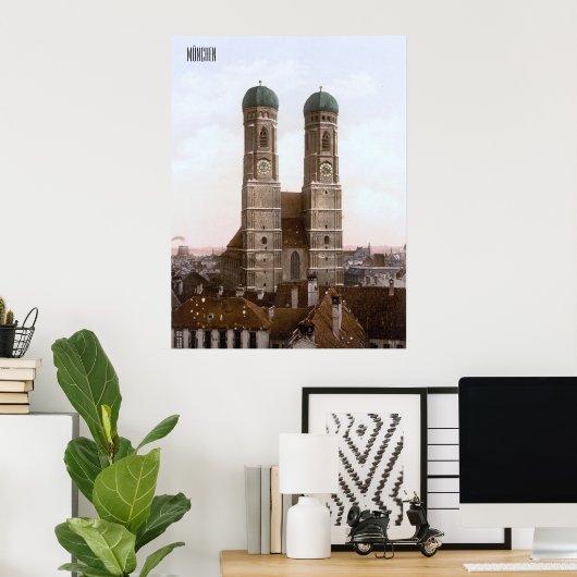 München im 19. Jahrhundert Poster (Heimbüro)