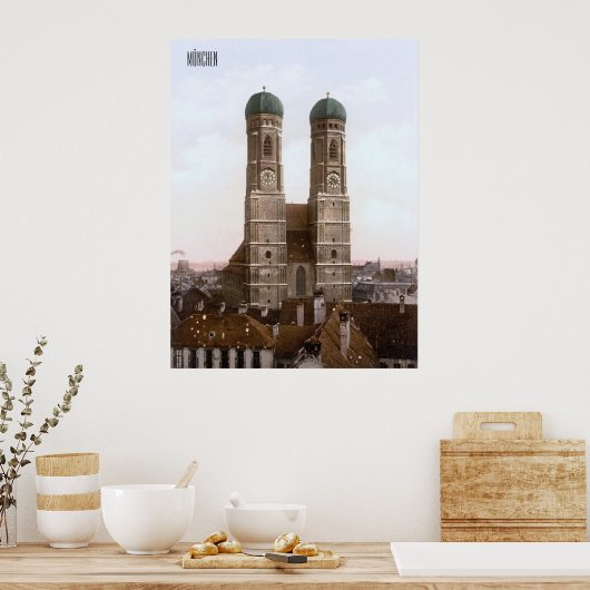 München im 19. Jahrhundert Poster (Küche)