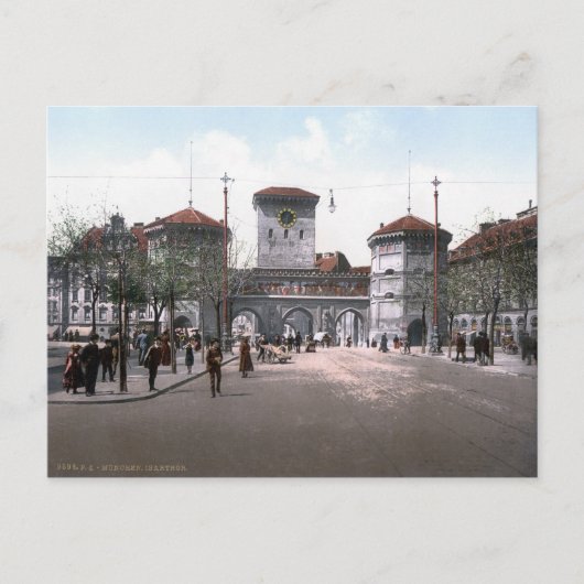 München Isartor Postkarte (Vorderseite)