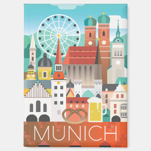 München Kühlschrank Magnet