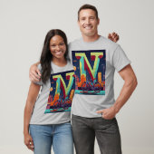 MÜNCHEN: Lebhaftes Pop Art Style T-Shirt (Unisex)