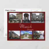 München Leimstadt Postkarte (Vorne/Hinten)