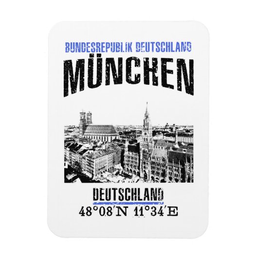 München Magnet (Vertikal)